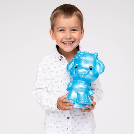 Новогодняя упаковка «Василёк» (голубой) ПБ-02г